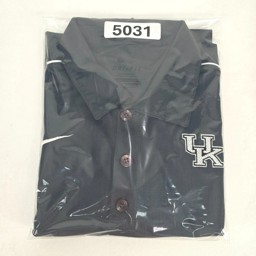 Nike Kentucky Wildcats Dri-Fit Polo Shirt Men‎ Medium UK Performance GRC Logo